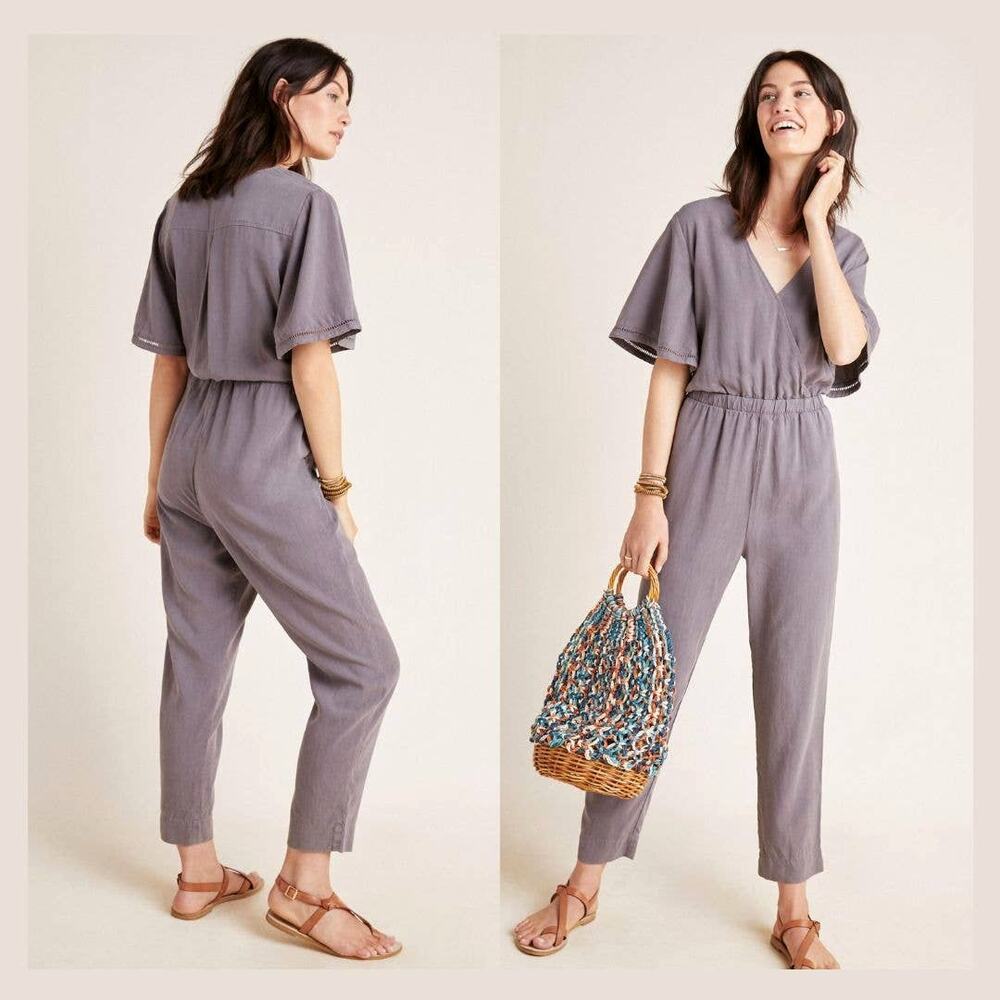 Cloth & Stone Gulpiyuri Jumpsuit - EUC Large Petite (LP)